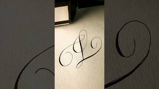 Master CALLIGRAPHY Artist Shares Top L Letter Techniques! #calligraphy #moderncalligraphy