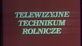 Telewizyjne Technikum Rolnicze - czołówka (lata 80)