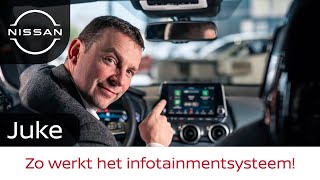 Hoe werkt het New Nissan Connect infotainmentsysteem in de Nissan Juke?