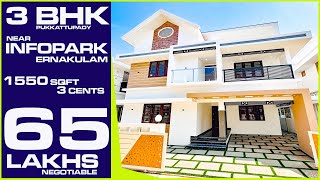 New 3BHK Villa for Sale near Infopark | Ernakulam | Price 65 Lakhs and Negotiable