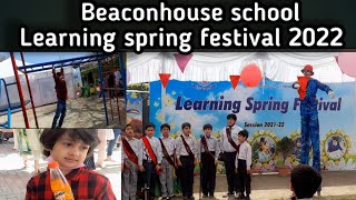 Learning spring Festival 2022 || Beaconhouse school Abbottabad/khan bia vlog