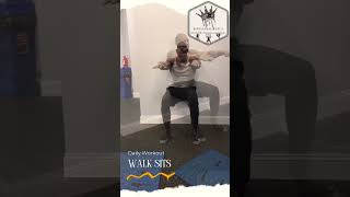 Wall Sits increase leg strength and stamina #royallyfit1 #dailyworkout