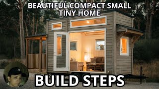 BEAUTIFUL COMPACT SMALL TINY HOME | TINY HOME ON WHEELS