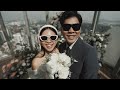 Kenji & Josephine's Wedding Highlights at 1-Atico Singapore