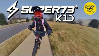 Riding My Super 73 K1D's E-Bike to School for the First Time.