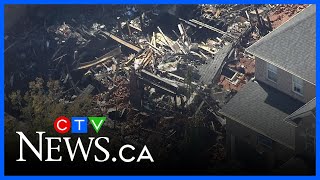 Quick-thinking neighbours help family escape fire that engulfed home in Georgetown, Ont.