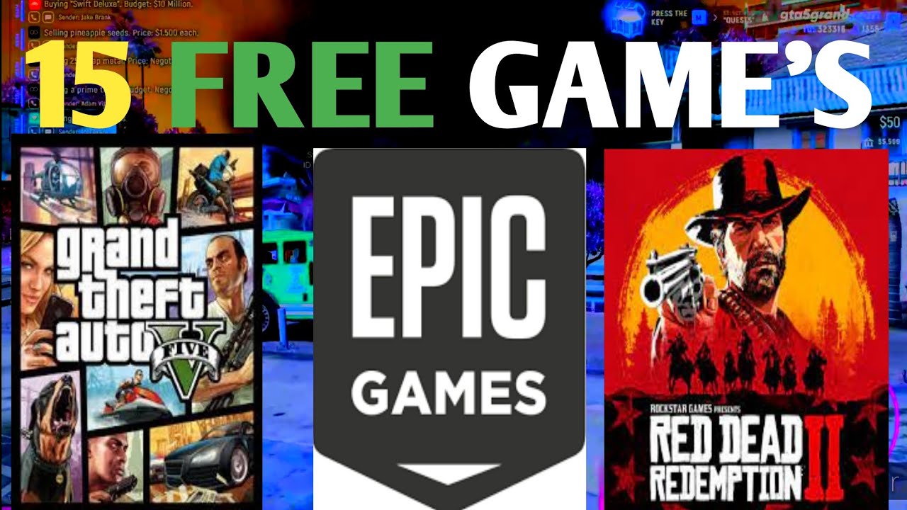 15 FREE Games On Epic Games Store | GTA 5 FREE? (Epic Mystery Games ...