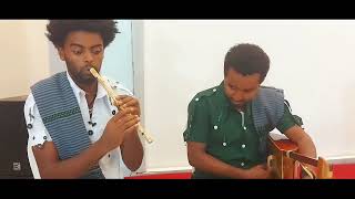 Ethiopian music🎶 ከወንድሜ መኳንንት ጋር በዋሽንት እና በክራር ደስሚል የወሎ ሙዚቃ መግዛት ለምትፈልጉ አድራሻ ባ/ዳር