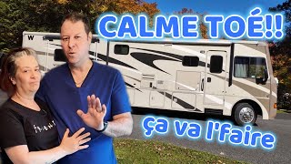 Projet Vie à temps plein en VR - Calme toé, ça va l'faire #rvlife #vlog  #rvfulltime #canada