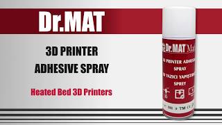 3D Printer Adhesive Spray Dr.MAT MATFİX #3dprinter #3dprinting #3dprints