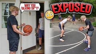 I Pulled Up To A TRASH TALKERS House! 1v1 Basketball!