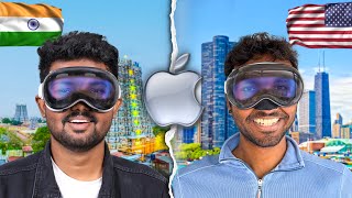 🇮🇳மதுரை to America🇺🇸 via Apple Vision Pro😎 | ft. @Hobby_Explorer_Tamil