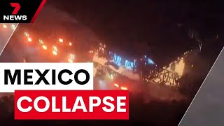 Nine people killed after stage collapses in Mexico | 7 News Australia
