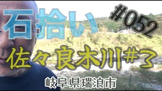 【石拾い No.52】佐々良木川 No.3【岐阜県瑞浪市】#石拾い　#stonehunting　#石英　#Quartz