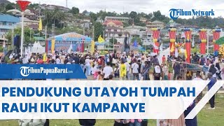 PENDUKUNG UTAYOH TUMPAH RAUH IKUT KAMPANYE