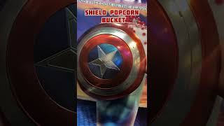 Captain America popcorn buckets at AMC! Buying the shield forsure! #captainamerica #bravenewworld