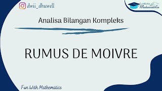 Rumus De Moivre