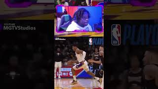 Lakers Fan Reacts To Rui Hachimura fights David Roddy in game 3 #shorts