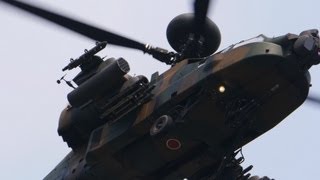 北宇都宮駐屯地　JGSDF AH64D Apache Longbow Demo-Flight