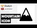 MOUNTAIN icon - Sketch - dyIcons - E04 - Yusuf Shakeel