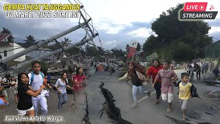 BUMI BERGETAR HEBAT Warga Lampung Panik Berhamburan.! Baru Saja Sore ini Gempa 5.3 Guncang Tanggamus