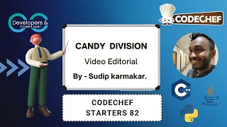 Candy division | Codechef Starters 82 | Codechef | DCC NIT-A