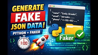 Generate Sample API JSON Data with Python (Faker Library Guide)