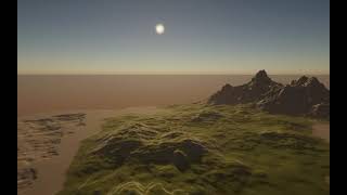 Unity Marching cubes infinite terrain loading with smoothed vertices and larger load size