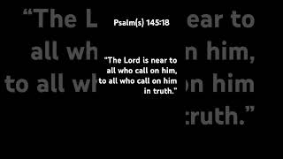 Psalm 145:18