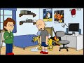 classic caillou brings a dog home grounded