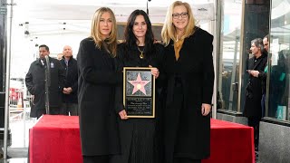 'Friends' stars reunite to celebrate Courteney Cox's star on Hollywood Walk of Fame