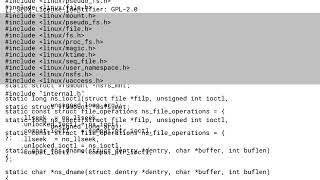 Code Walkthrough: Linux Kernel - fs/nsfs.c