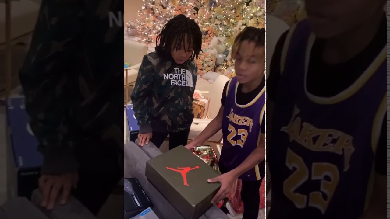 Offset Children Opening Their Expensive Gifts On Christmas Ft. Cardi B ...