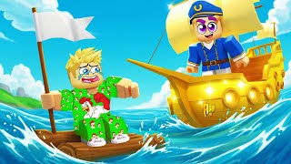 100 قارب ولكن ⛵ ( كل 60 ثانية نسافر لجزيرة مختلفة 🌲🌴 ) تحدي جامد 💪 Roblox 🔥 !!