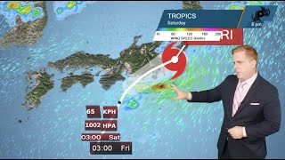 Tropical Storm Meari nearing landfall in Japan, Westpacwx Update