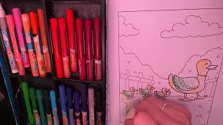 How to color duck family