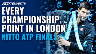 Every Championship Point & Trophy Lift From the Nitto ATP Finals in London! 2009-2020