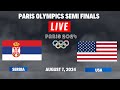 🔴LIVE NOW! SERBIA VS USA PARIS OLYMPIC'S LIVE TODAY | Realistic NBA 2K24 August 7,2024