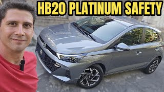 Avaliação Hyundai HB20 Platinum Safety 2025, como é a versão top de linha // Caçador de Carros