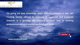 Sap Training in Kochi