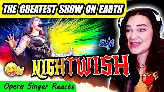 NIGHTWISH - The Greatest Show on Earth | Opera Singer and Vocal Coach LIVE REACTION