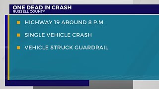 VSP: One dead after single-vehicle crash in Russell County