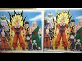 【食玩】色紙大量！ドラゴンボール色紙アート12 開封レビュー dragon ball big card【最後】おもちゃ