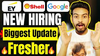 EY, Shell Biggest Hiring | OFF Campus Drive For 2025, 2024, 2023 Batch Fresher