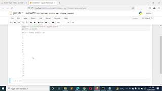 Python Program to Print Numbers in a Range 1,upper Without Using any Loops
