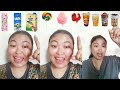 kumpulan video mukbang emoji permen,eskrim, coklat,susu,makanan,snack, minuman