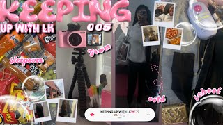 KEEPING UP WITH LK 005 🎀🫧✏️♡ | sleepover, ootds, school, friends, grwms