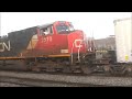 riding amtrak 355 thru milwaukee jct detroit w cn u0026 triple crown train