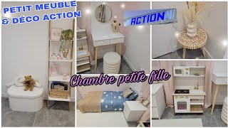 😅ROOM TOUR DÉCO \u0026 PETIT MEUBLES ACTION ENFIN. CHAMBRE PETITE FILLE  A PETITS PRIX #decoaction #deco