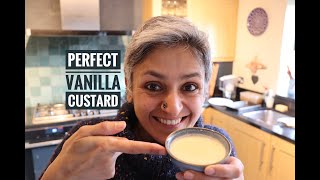 HOMEMADE CUSTARD | How to make perfect vanilla custard | #withme | Food with Chetna